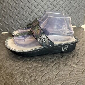 Alegria Carina Thong Comfort Sandals Women Size 40 Multi Color GUC